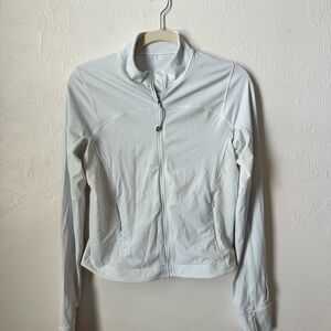 Lululemon Athletica White Zip-Up Jacket